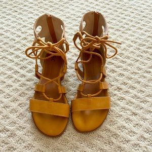 Tan Gladiator Sandals - NWOT. SIZE 6.5